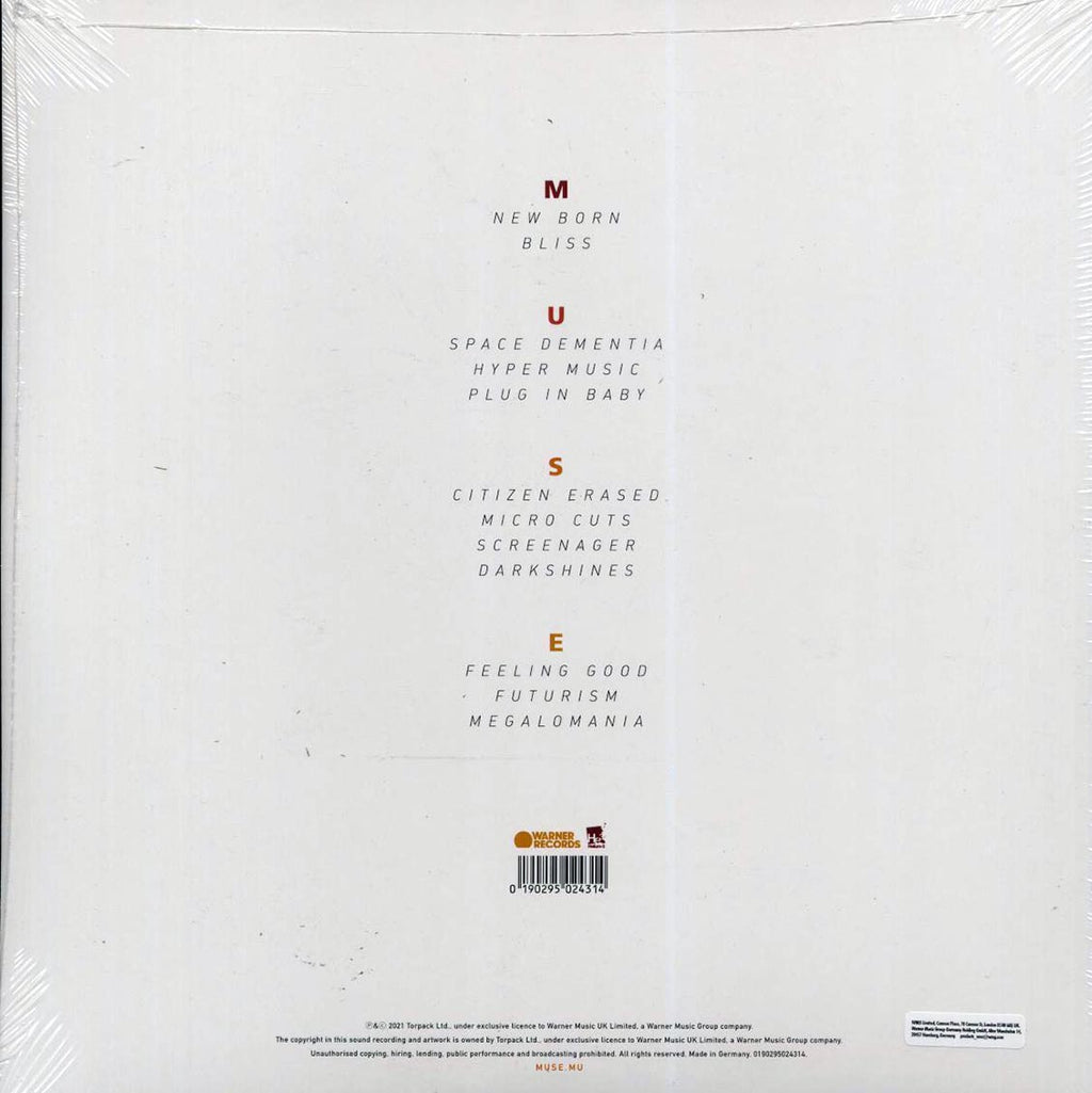 Muse - Origin Of Symmetry: XX Anniversary RemiXX (20th Anniv. Ed.) (2xLP) (remixed) (remastered) Vinyl Record