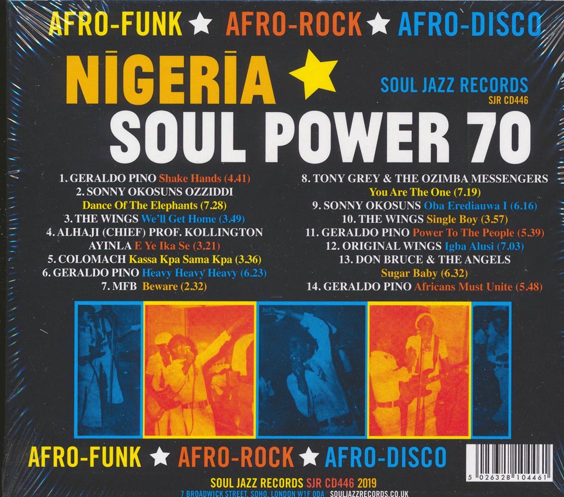 Various - Nigeria Soul Power 70: Afro-Funk, Afro-Rock, Afro-Disco Music CD