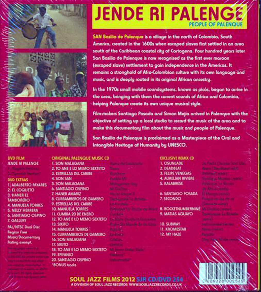 Various - Jende Ri Palenge: People Of Palenque (casebound set) (2xCD) (incl. DVD) (deluxe 4-fold digipak) Music CD