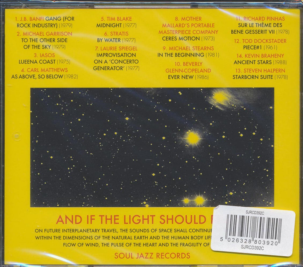 Various - Space, Energy & LightL Experimental Electronic And Acoustic Soundscapes 1961-88 Music CD
