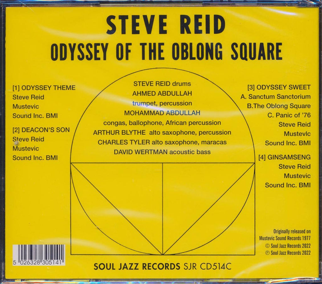 Steve Reid - Odyssey Of The Oblong Square Music CD
