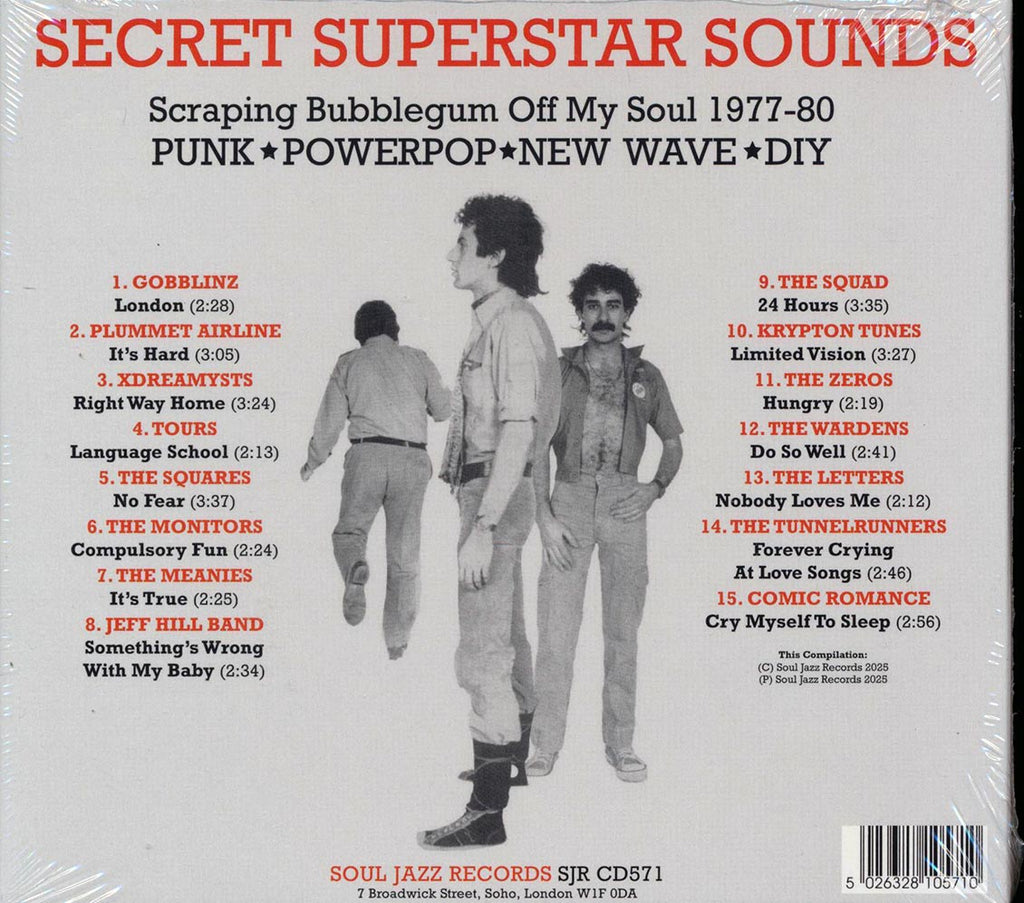 Various - Secret Superstar Sounds: Scraping Bubblegum Off My Soul 1977-80 Music CD
