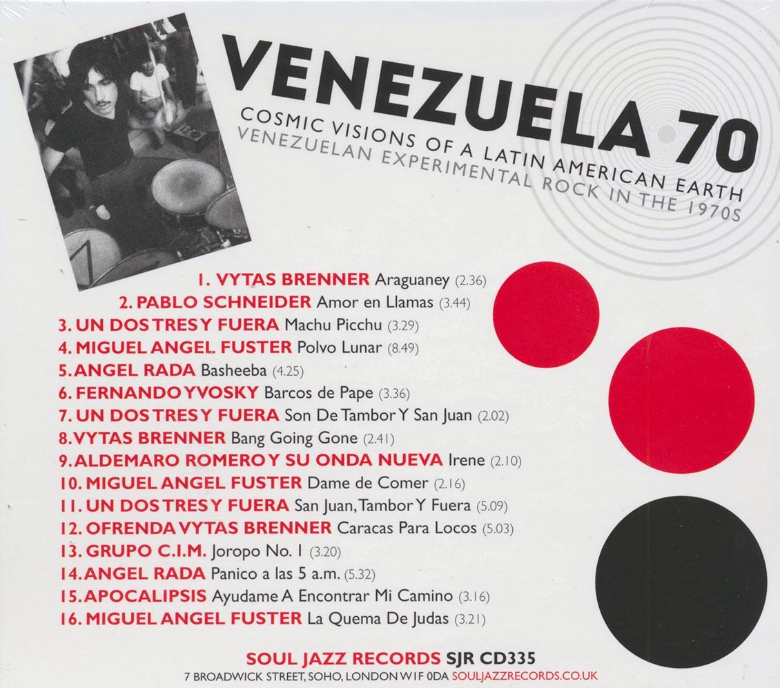 Various - Venezuela 70: Cosmic Visions Of A Latin American Earth: Venezuelan Experimental Rock In The 1970's Music CD