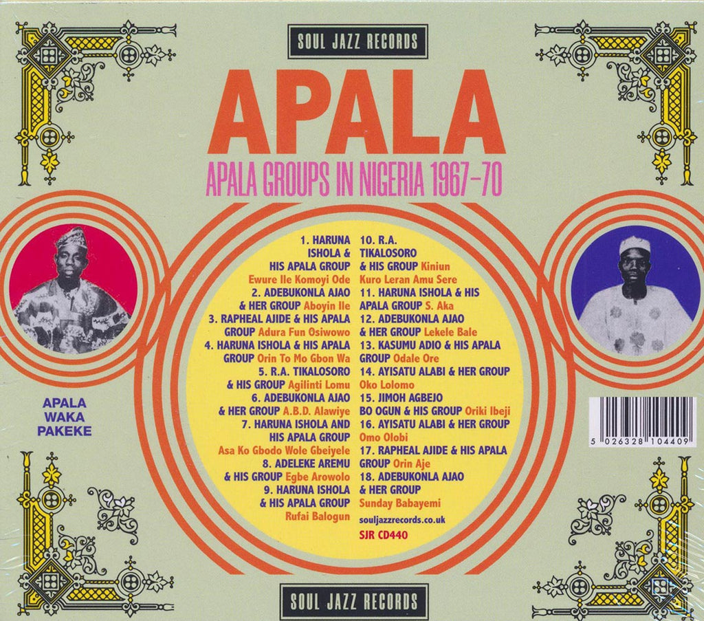 Various - Apala: Apala Groups In Nigeria 1967-70 Music CD