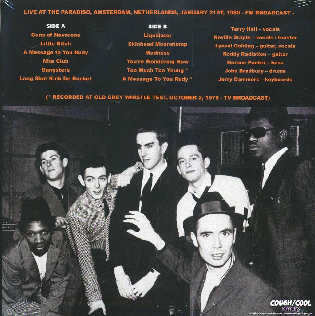 The Specials - Too Young To Dam: Live Old Grey Whistle Test, October 2, 1979 (ltd. 500 copies made) (white vinyl) Vinyl Record