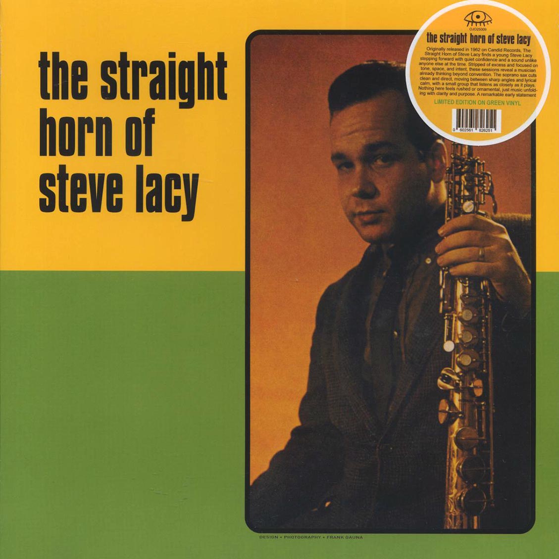 Steve Lacy - The Straight Horn Of Steve Lacy (green vinyl) Vinyl Record