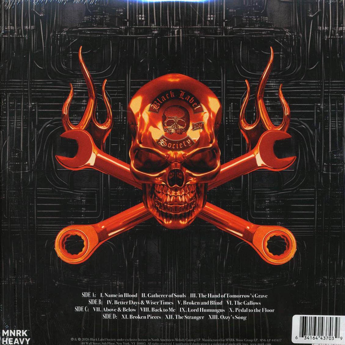 Black Label Society - Engines Of Demolition (ltd. ed.) (2xLP) (orange vinyl) Vinyl Record