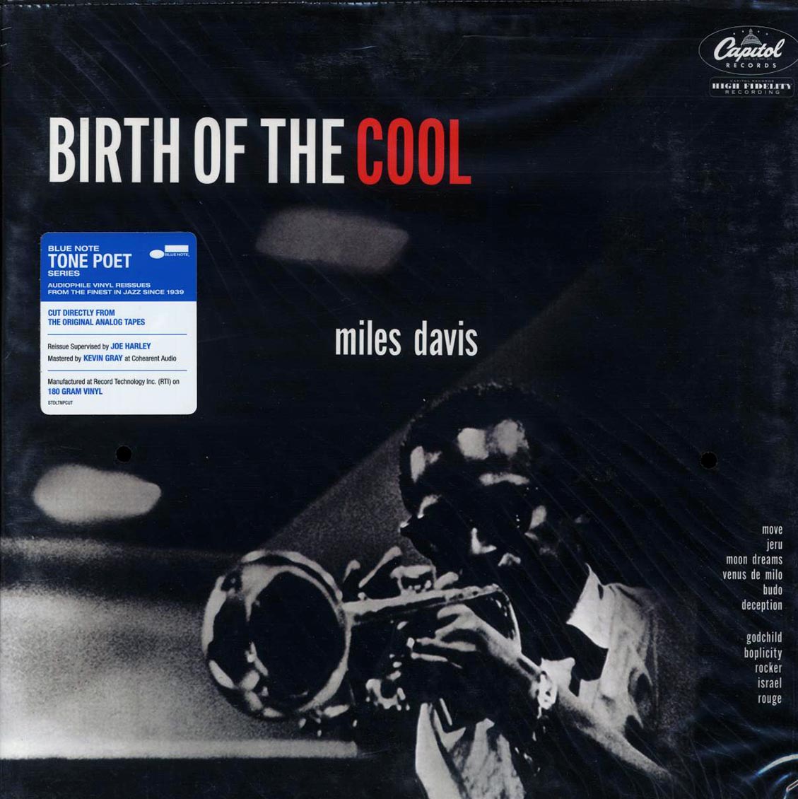 Miles Davis - Birth Of The Cool (mono) (180g) (RTI press) (audiophile) Vinyl Record