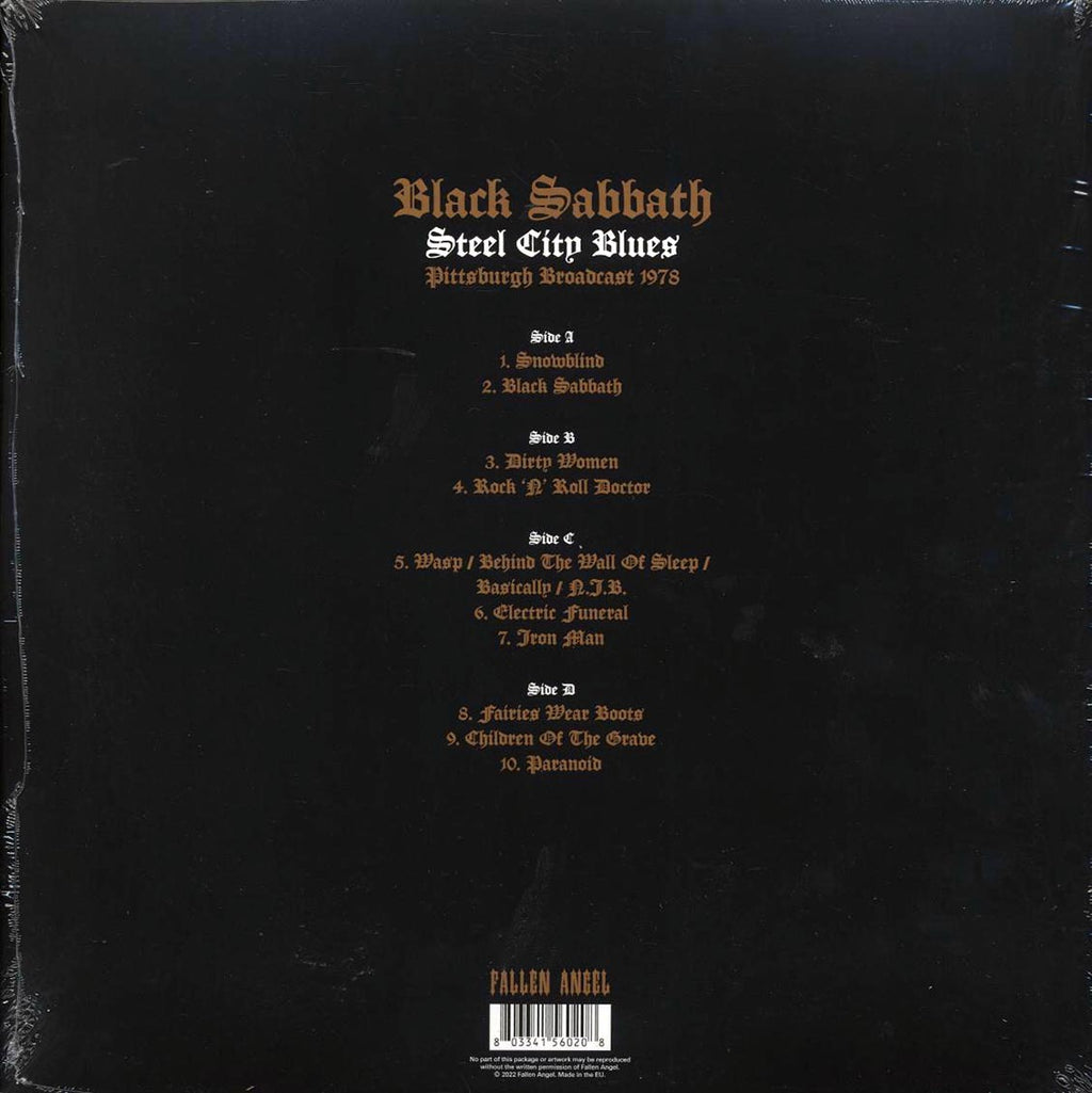 Black Sabbath - Steel City Blues: Pittsburgh Broadcast 1978 (2xLP) Vinyl Record