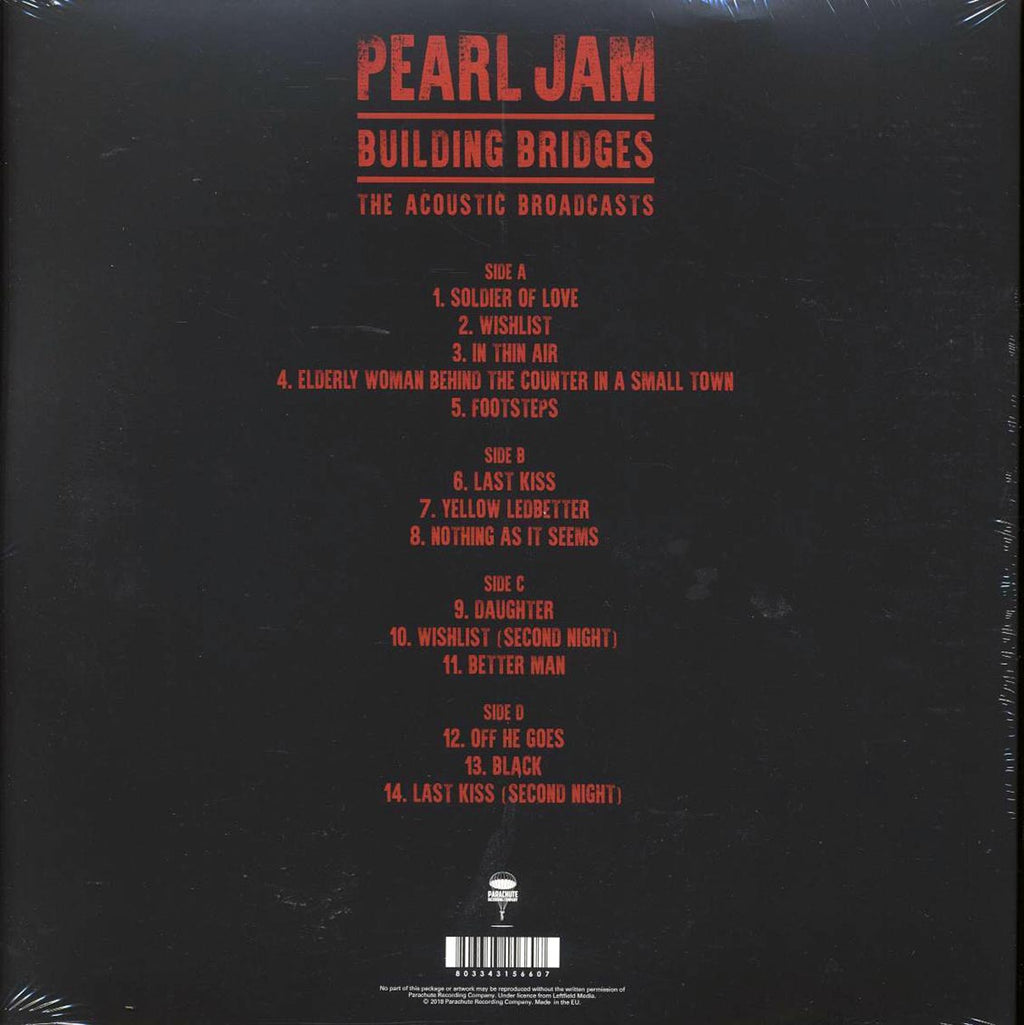 Pearl Jam - Building Bridges: The Acoustic Broadcasts (2xLP) Vinyl Record