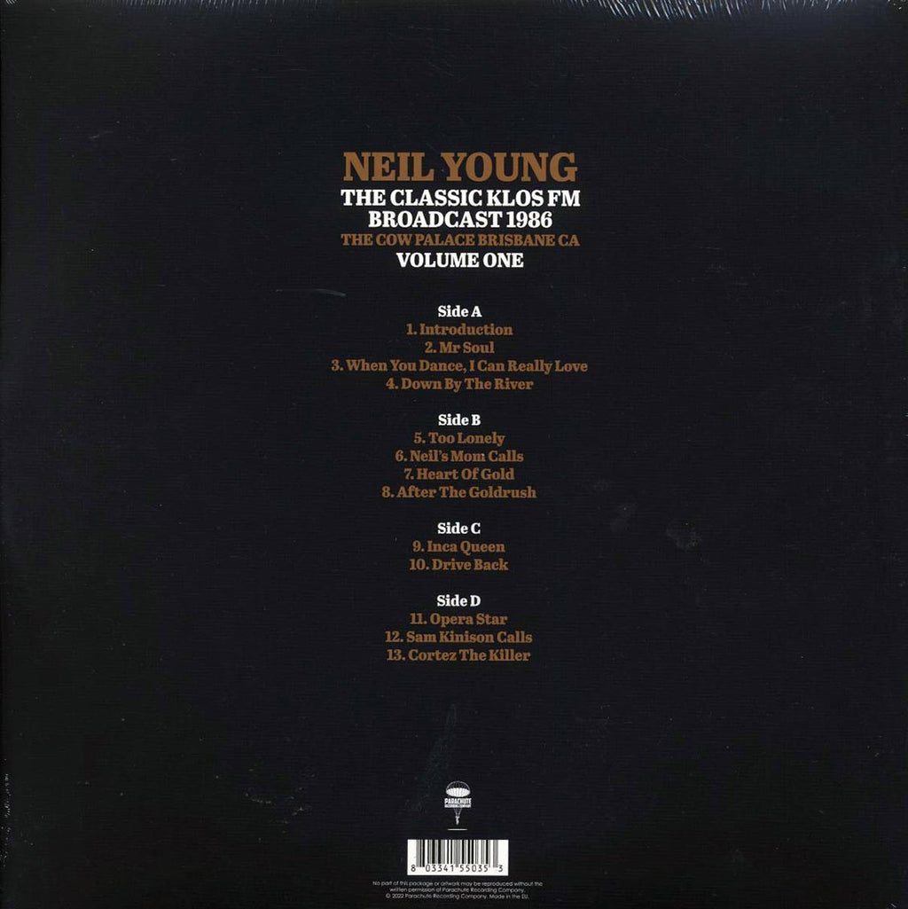 Neil Young - The Classic KLOS FM Broadcast 1986 Volume 1 (2xLP) Vinyl Record