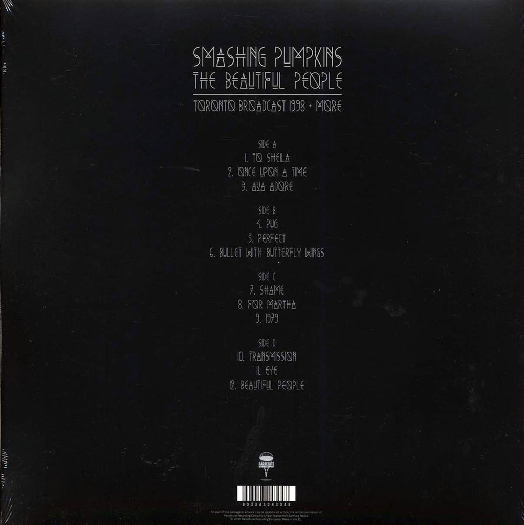 Smashing Pumpkins - The Beautiful People: Toronto Broadcast 1998 + More (2xLP) Vinyl Record