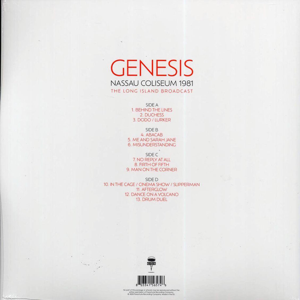 Genesis - Nassau Coliseum 1981: The Long Island Broadcast (2xLP) Vinyl Record