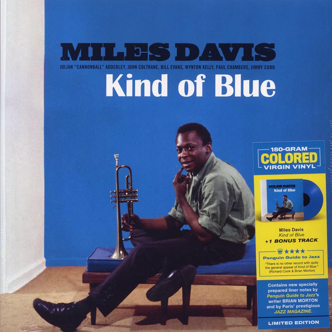 Miles Davis - Kind Of Blue (+bonus track) (ltd. ed.) (180g) (blue vinyl) Vinyl Record