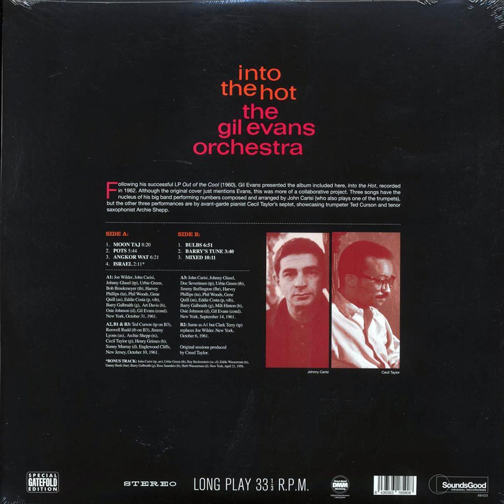 Gil Evans Orchestra - Into The Hot (+bonus track) (ltd. ed.) (180g) Vinyl Record