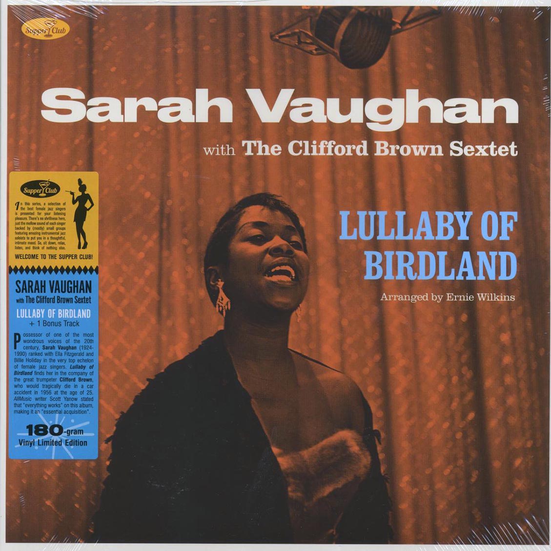 Sarah Vaughan, Clifford Brown Sextet - Lullaby Of Birdland (+bonus track) (ltd. ed.) (180g) Vinyl Record