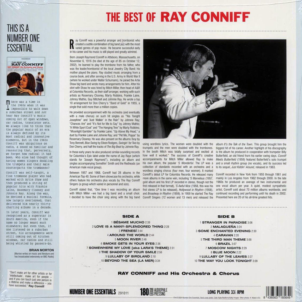 Ray Conniff & His Orchestra & Chorus - The Best Of Ray Conniff (20 tracks) (ltd. ed.) (180g) Vinyl Record