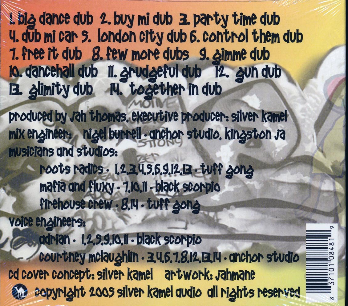 Jah Thomas - Big Dance Dub Music CD