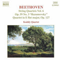 Beethoven / Kodaly Quartet / Falvay,attila / Szabo - String Quartets #6 - Music CD