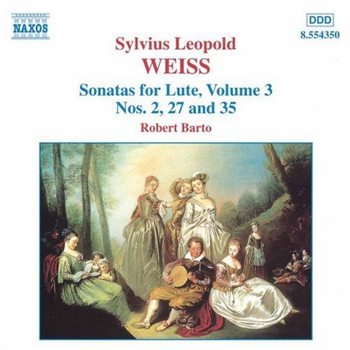 Weiss,silvius Leopold / Barto,robert - Sonatas For Lute #3 - Music CD
