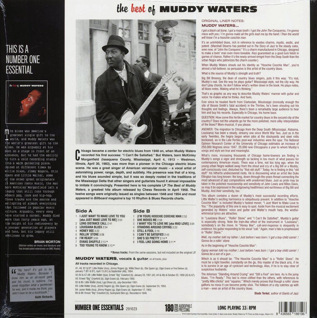 Muddy Waters - The Best of Muddy Waters (+4 bonus tracks) (ltd. ed.) (180g) Vinyl Record