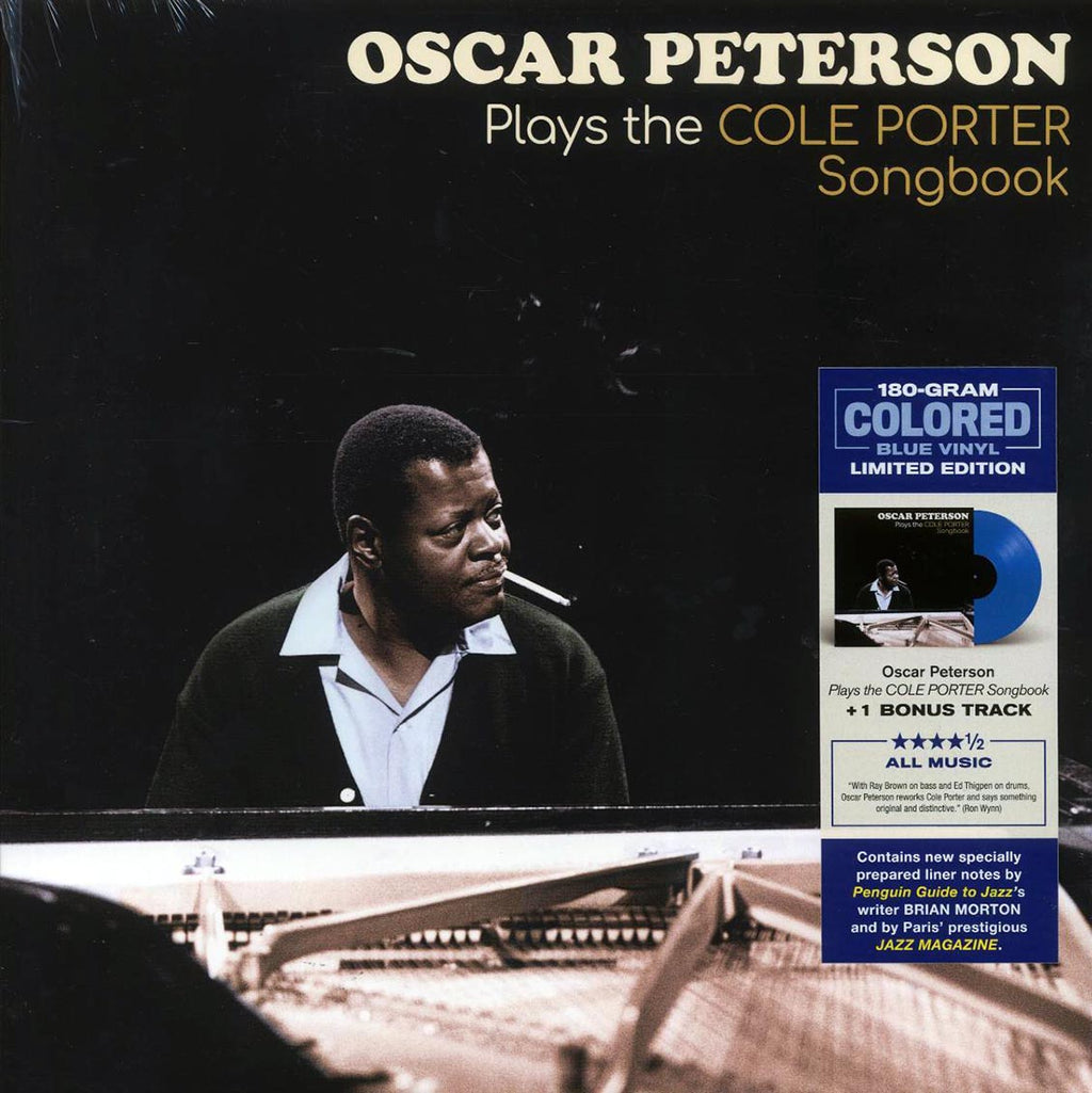 Oscar Peterson - Oscar Peterson Plays The Cole Porter Songbook (+bonus track) (ltd. ed.) (180g) (blue vinyl) Vinyl Record