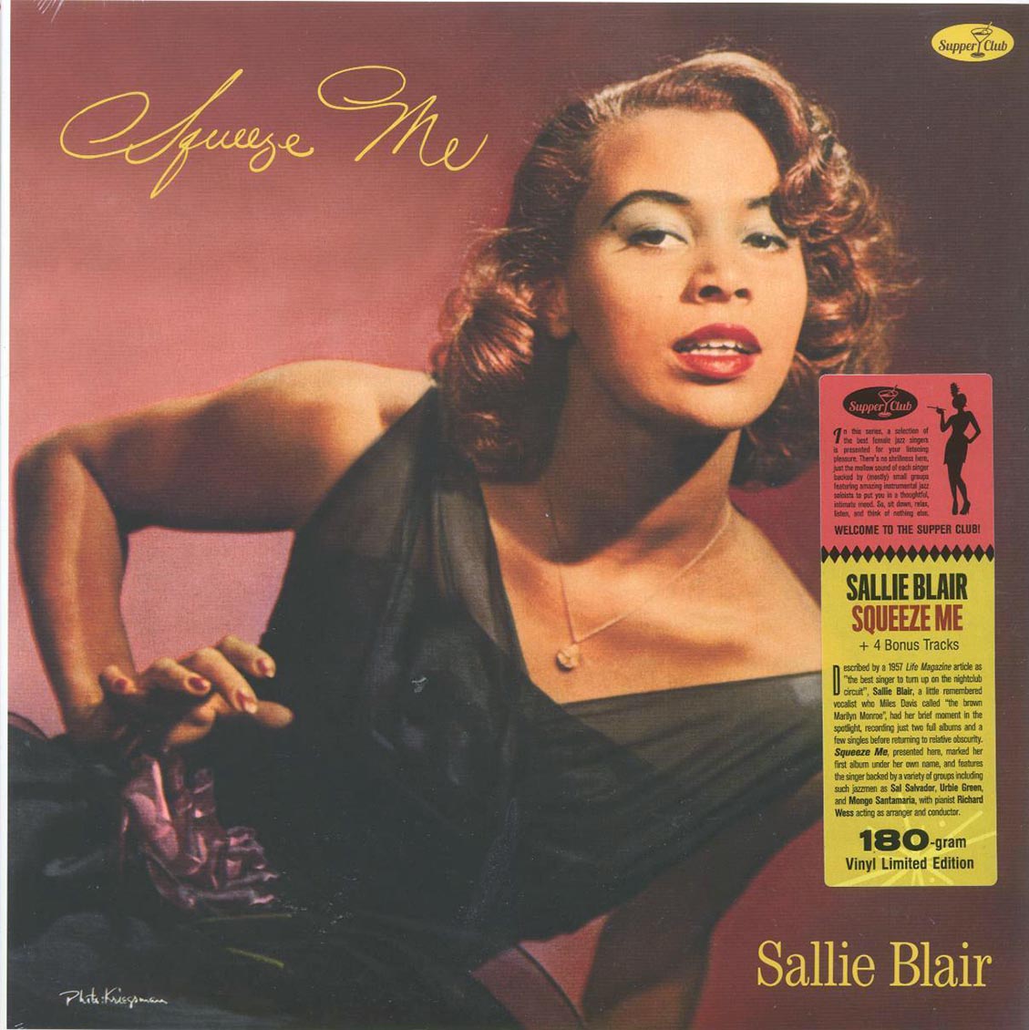 Sallie Blair - Squeeze Me (+4 bonus tracks) (ltd. ed.) (180g) Vinyl Record