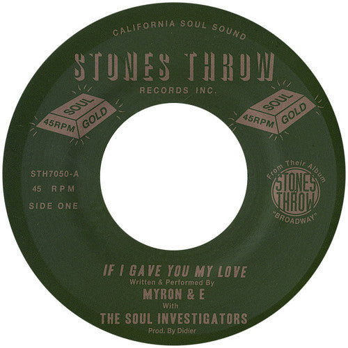 Myron & E - If I Gave You My Love - Vinyl Record