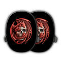 'Dragon Skull' by @AnneStokesArt Limited Edition Heavys Headphone Shells & Headphone Bundle