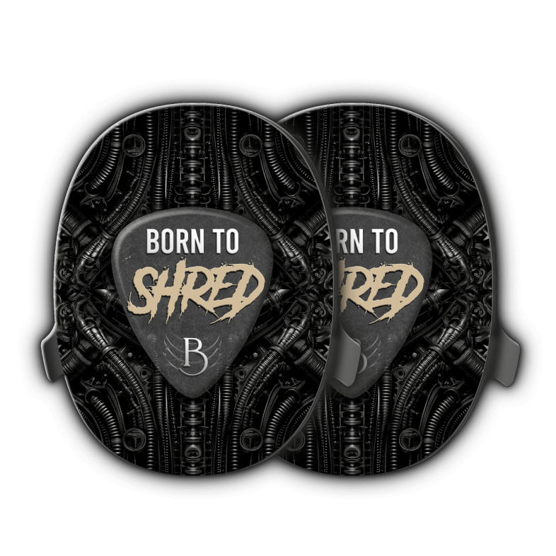 'Born To Shred' by BERNTH Limited Edition Heavys Headphone Shells & Headphone Bundle