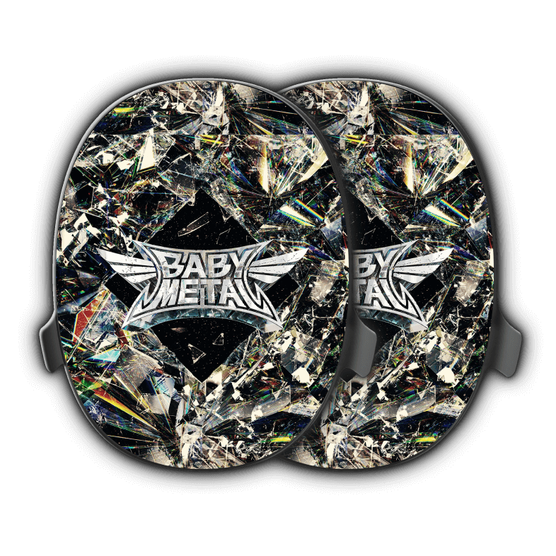 BABYMETAL Forth Limited Edition HEAVYS Headphone Shells & Headphone Bundle