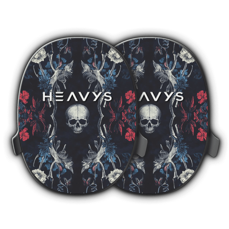Kaleidoscope Dia De Muertos Limited Edition HEAVYS Headphone Shells & Headphone Bundle