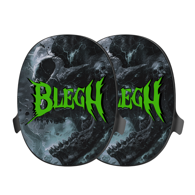 Heavys BLEGH Shells by Artist T1M Limited Edition HEAVYS Headphone Shells & Headphone Bundle