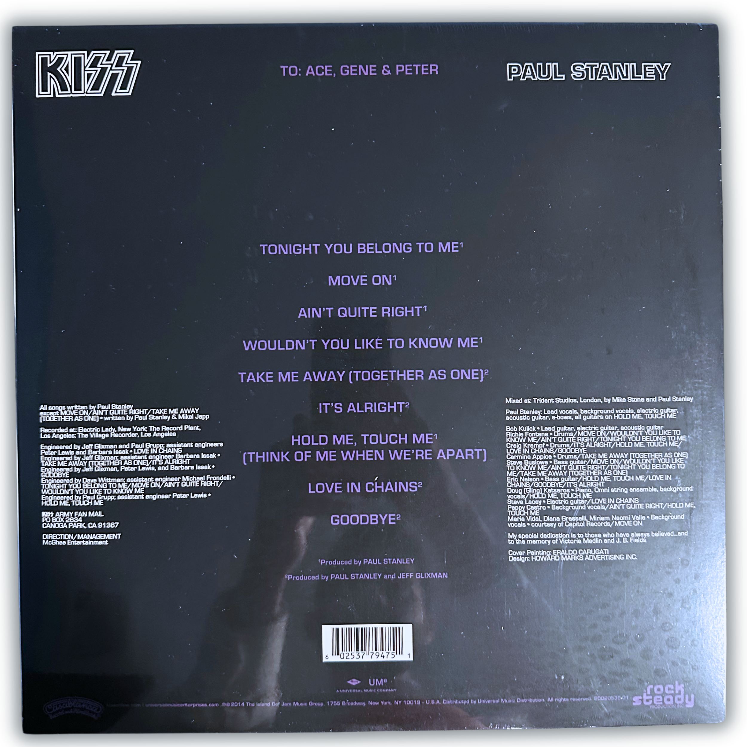 Kiss - Paul Stanley - LP Vinyl