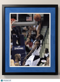 Rodrigue Beaubois Dallas Mavericks Signed 8x10 Custom Framed Photo PSA