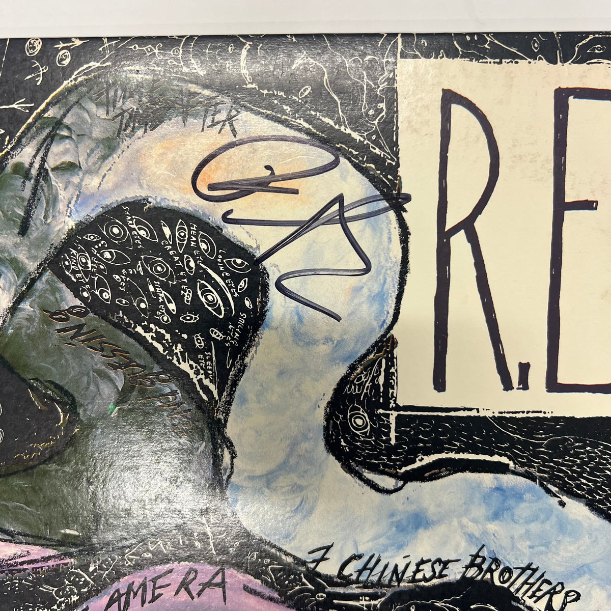 Peter Buck of R.E.M. Signed Reckoning Vinyl Album PSA Autographed