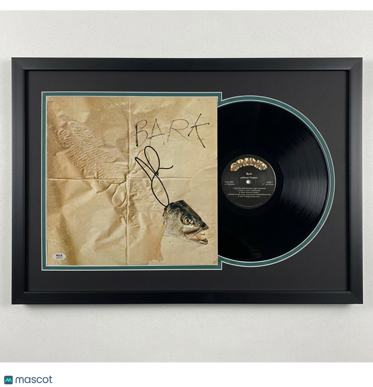 Jorma Kaukonen Signed Bark Custom Framed Vinyl Album PSA Autographed