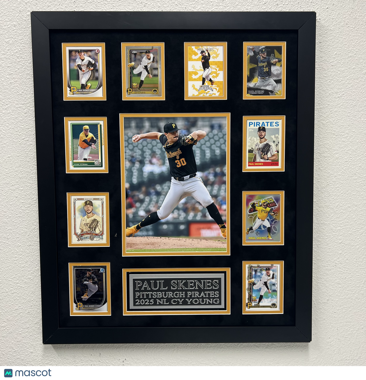 Paul Skenes 10-card Custom Display Frame Pittsburgh Pirates