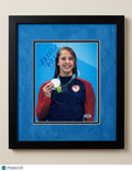 Kathleen Baker Team USA Signed Oympic Swimming 8x10 Framed Photo PSA Auth