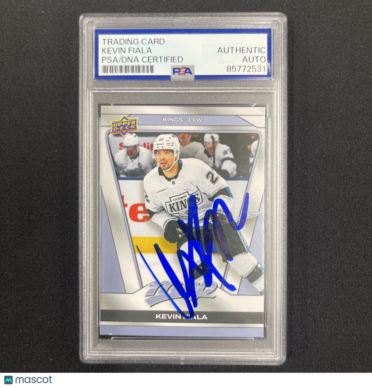2025 Upper Deck MVP Hockey#73 Kevin Fiala Signed Card PSA Autographed