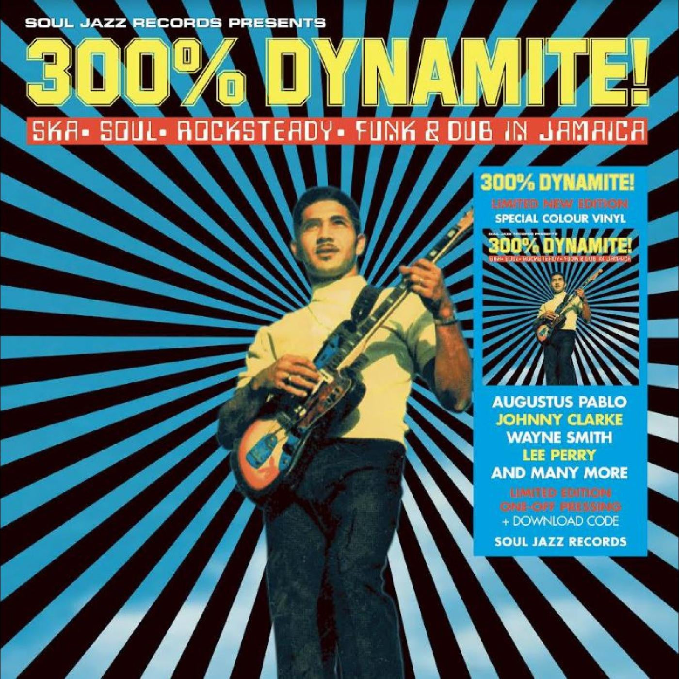 Soul Jazz Records Presents - 300% DYNAMITE! Ska, Soul, Rocksteady, Funk and Dub in Jamaica [Blue RSD 04/20/2024] Vinyl Record