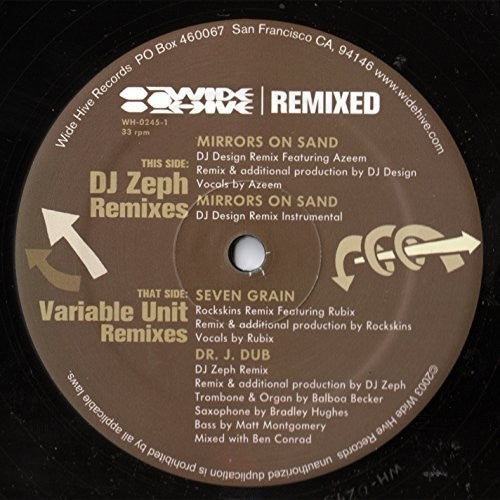 Dj Zeph / Variable Unit - Dj Zeph / Variable Unit - Remixes - Vinyl Record