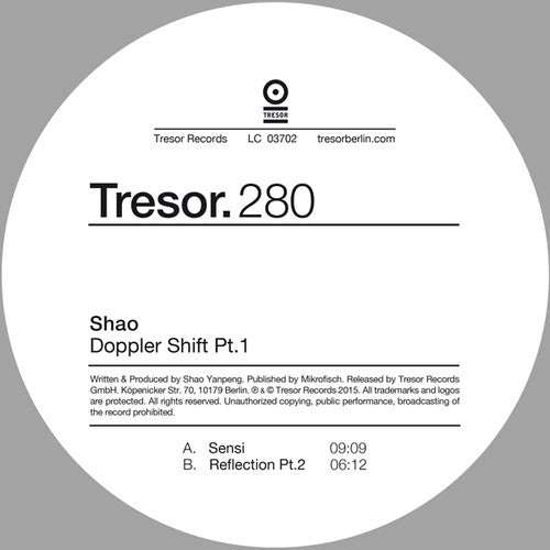 Shao - Doppler Shift Pt.1 - Vinyl Record