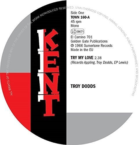 Dodds,troy - Try My Love/real Thing - Vinyl Record