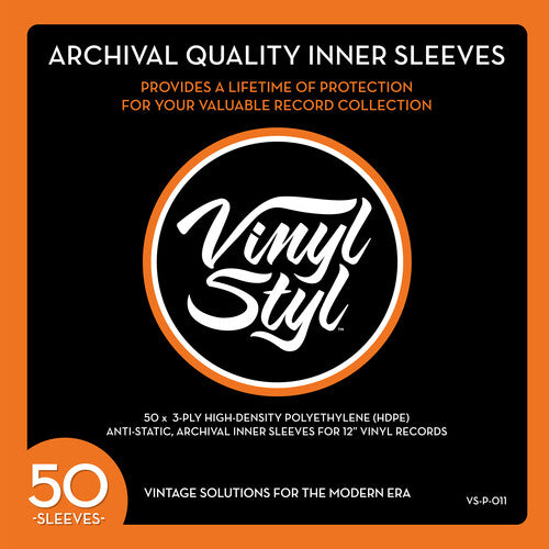 Vinyl Styl Vsp011 12in In Slv Archive Quality 50ct - Vinyl Styl Vsp011 12in In Slv Archive Quality 50ct - Bags/Sleeves
