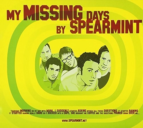 Spearmint - My Missing Days - Music CD