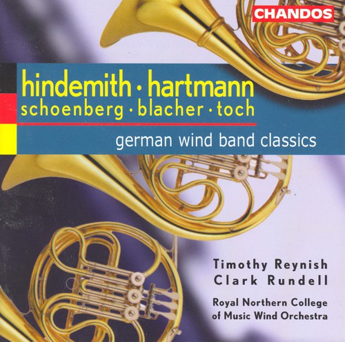 Hindemith / Toch / Schoenberg / Blacher / Hartmann - German Wind Band Classics - Music CD