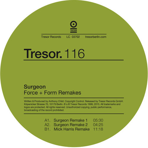 Surgeon - Force & Form Remakes - Vinyl Record