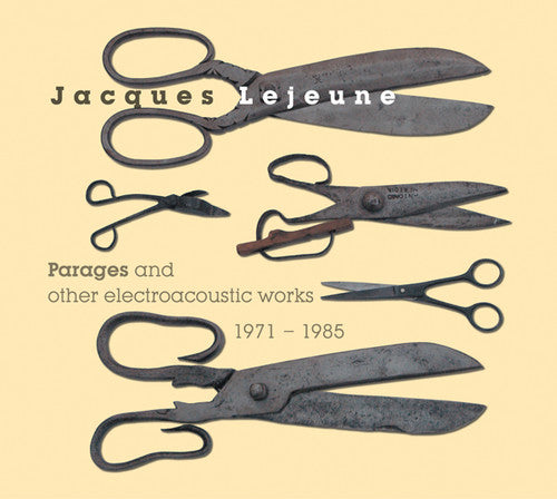 Lejeune,jacques - Parages & Other Electroacoustic Works 1971-1985 - Music CD