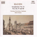 Haydn / Nicolaus Esterhazy Sinfonia / Bela Drahos - Symphonies Vol 21 Nos 66-67 & 68 - Music CD
